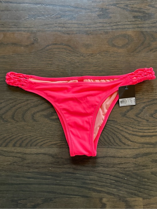 Victoria's Secret Other - Victoria’s Secret Swim Neon Pink Bikini Bottom with Braided Sides medium nwt